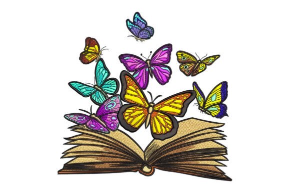 Book and Butterflies: A Seasonal Embroidery Review
