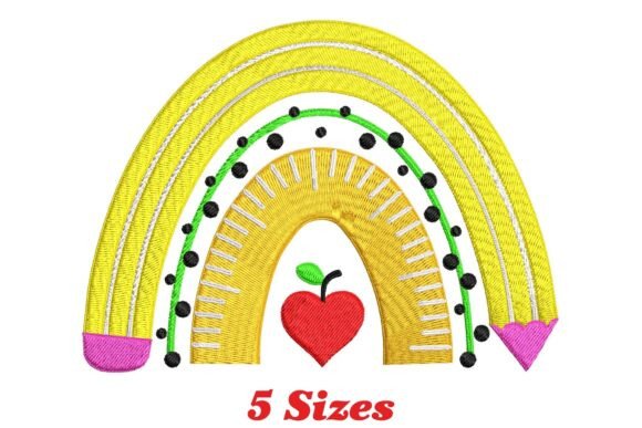 Rainbow Apple Embroidery: A Designer’s Review