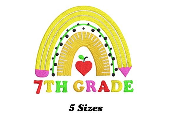 Review: Delightful 7th Grade Rainbow Design