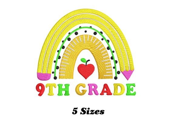 Review: Delightful 9th Grade Rainbow Design