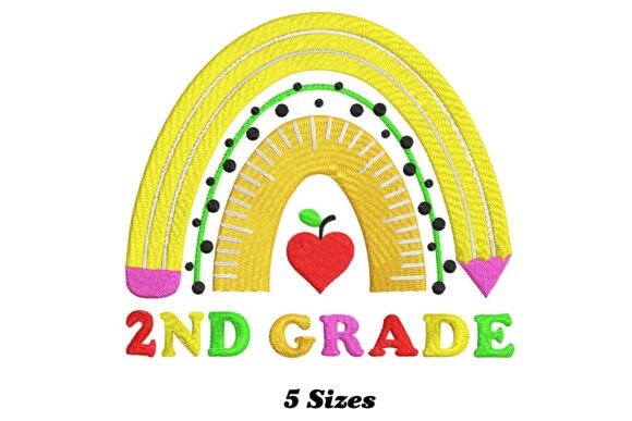 Review: Enchanting 2nd Grade Rainbow Design
