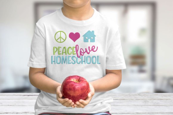 Review: Peace Love Homeschool Embroidery Design