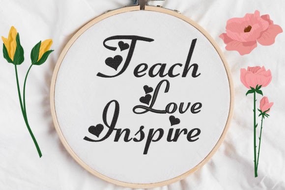 Review: Teach Love Inspire Teacher Embroidery