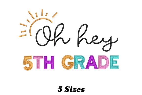 Reviewing Delightful 5th Grade Teacher Embroidery