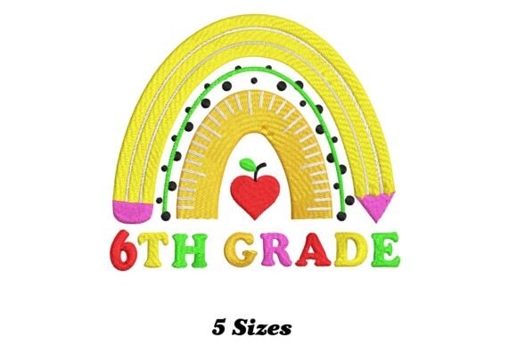 Reviewing Lovely 6th Grade Rainbow Embroidery