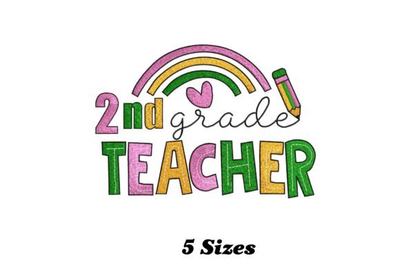 Reviewing the Second Grade Teacher Embroidery Design