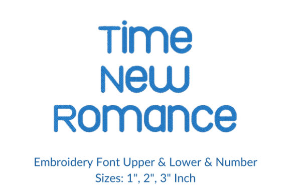 Reviewing Times New Romance Font Embroidery Design